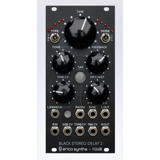 Erica Synths Black Stereo Delay2